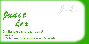 judit lex business card